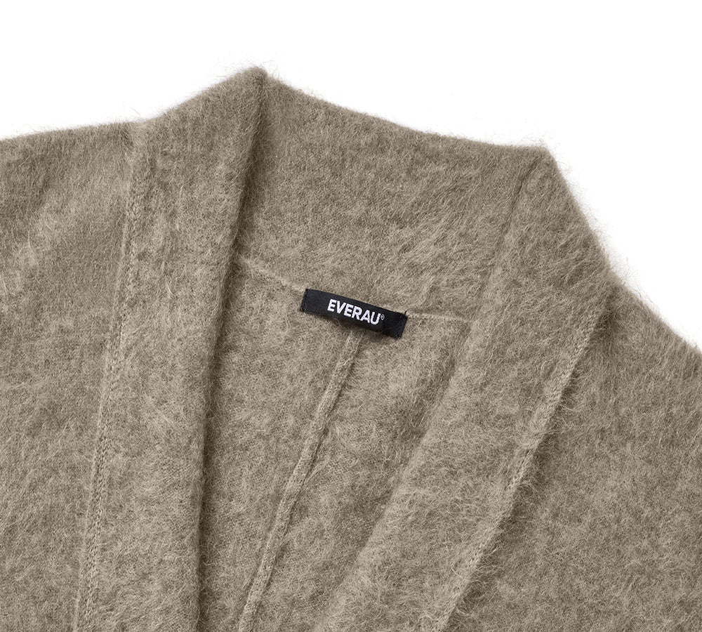 EVERAU® Yak Wool Cashmere Blend Knitwear Long Cardigan Grumo - Image 6