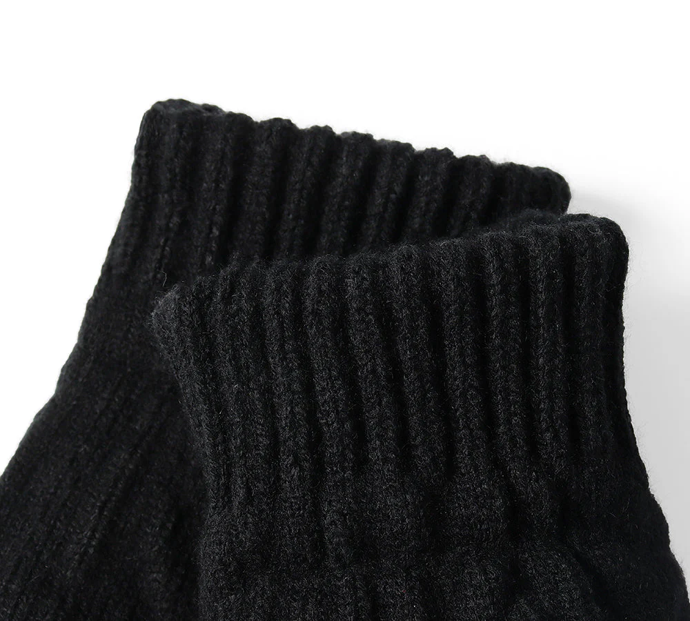 Fingerless Ultra Plush Knit Gloves - Image 16