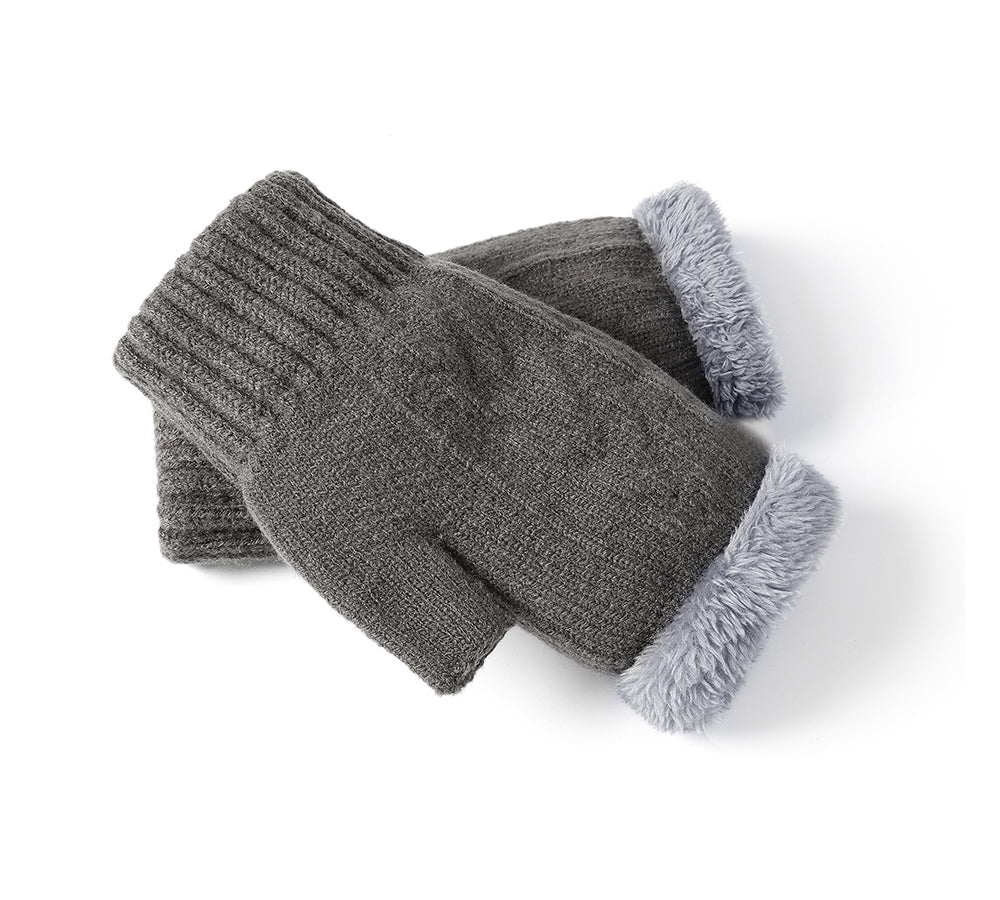Fingerless Ultra Plush Knit Gloves - Image 21