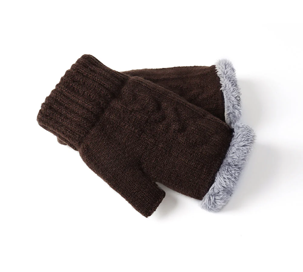 Fingerless Ultra Plush Knit Gloves - Image 27