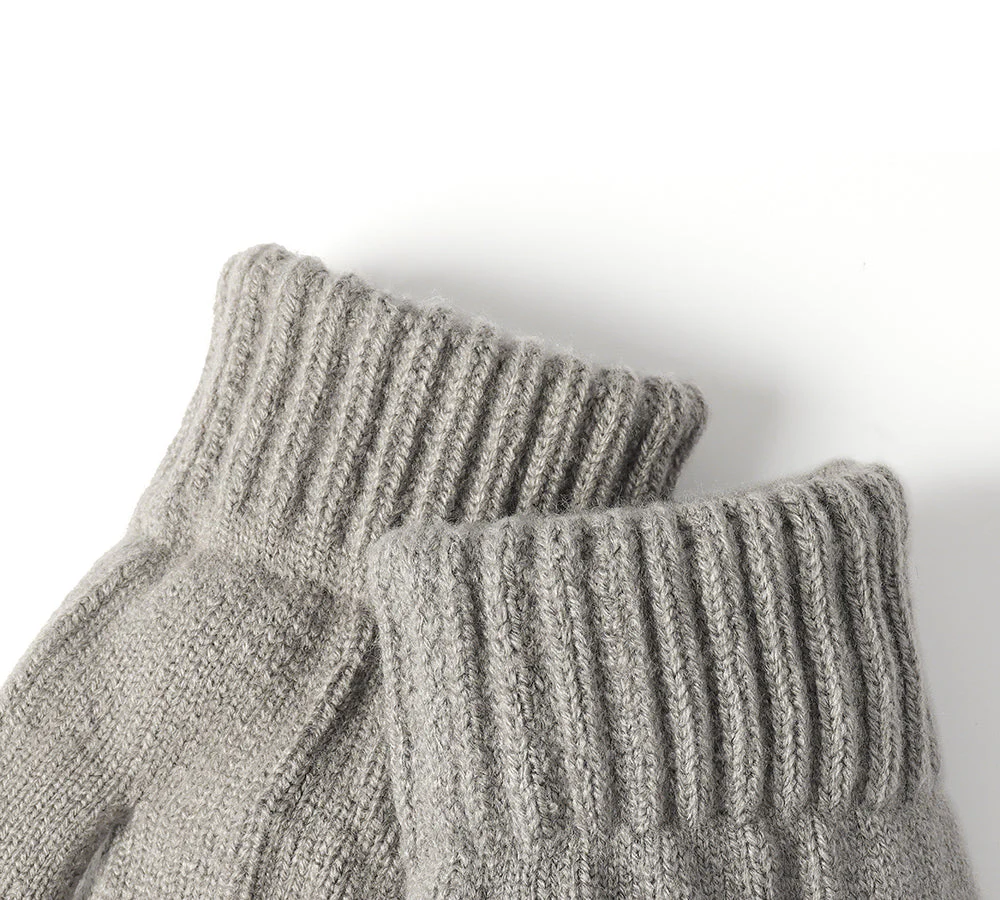 Fingerless Ultra Plush Knit Gloves - Image 4