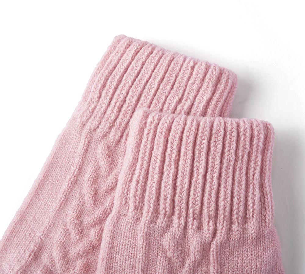 Fingerless Ultra Plush Knit Gloves - Image 40