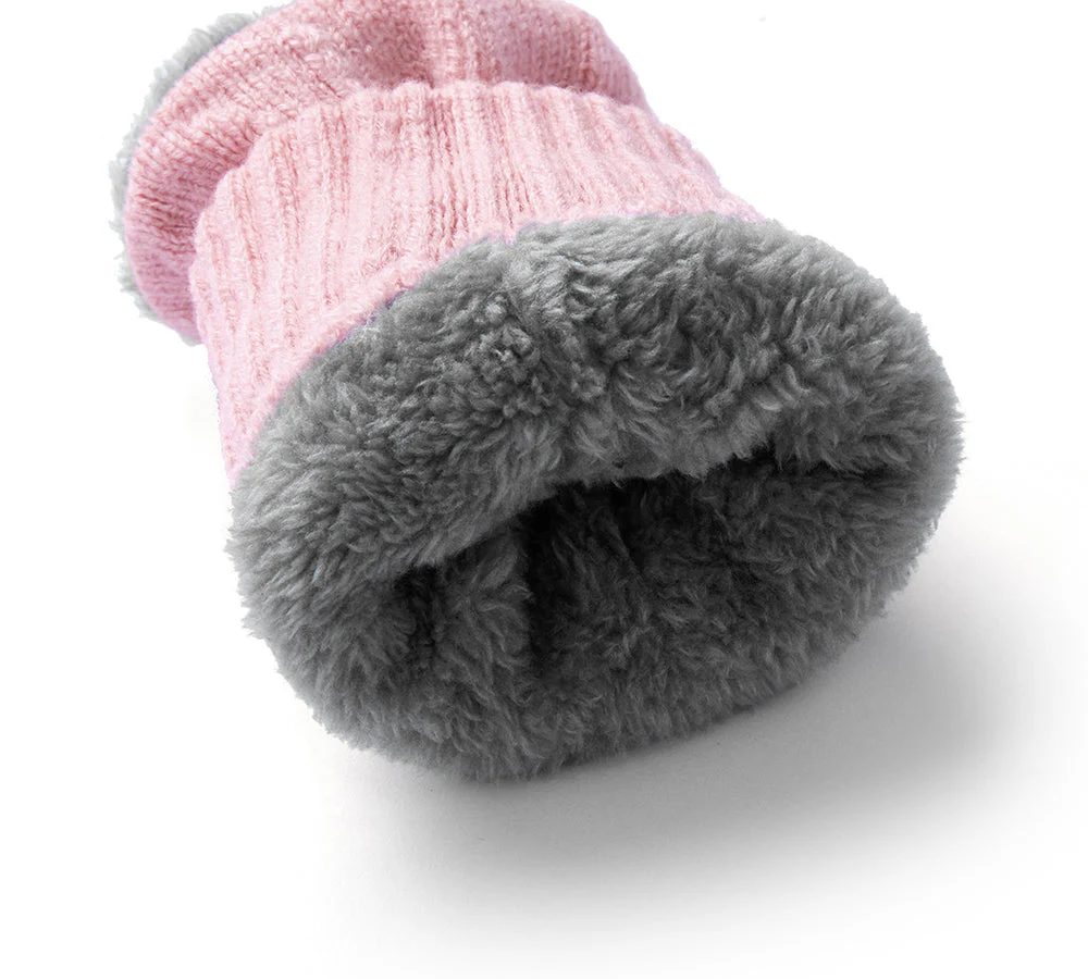 Fingerless Ultra Plush Knit Gloves - Image 41