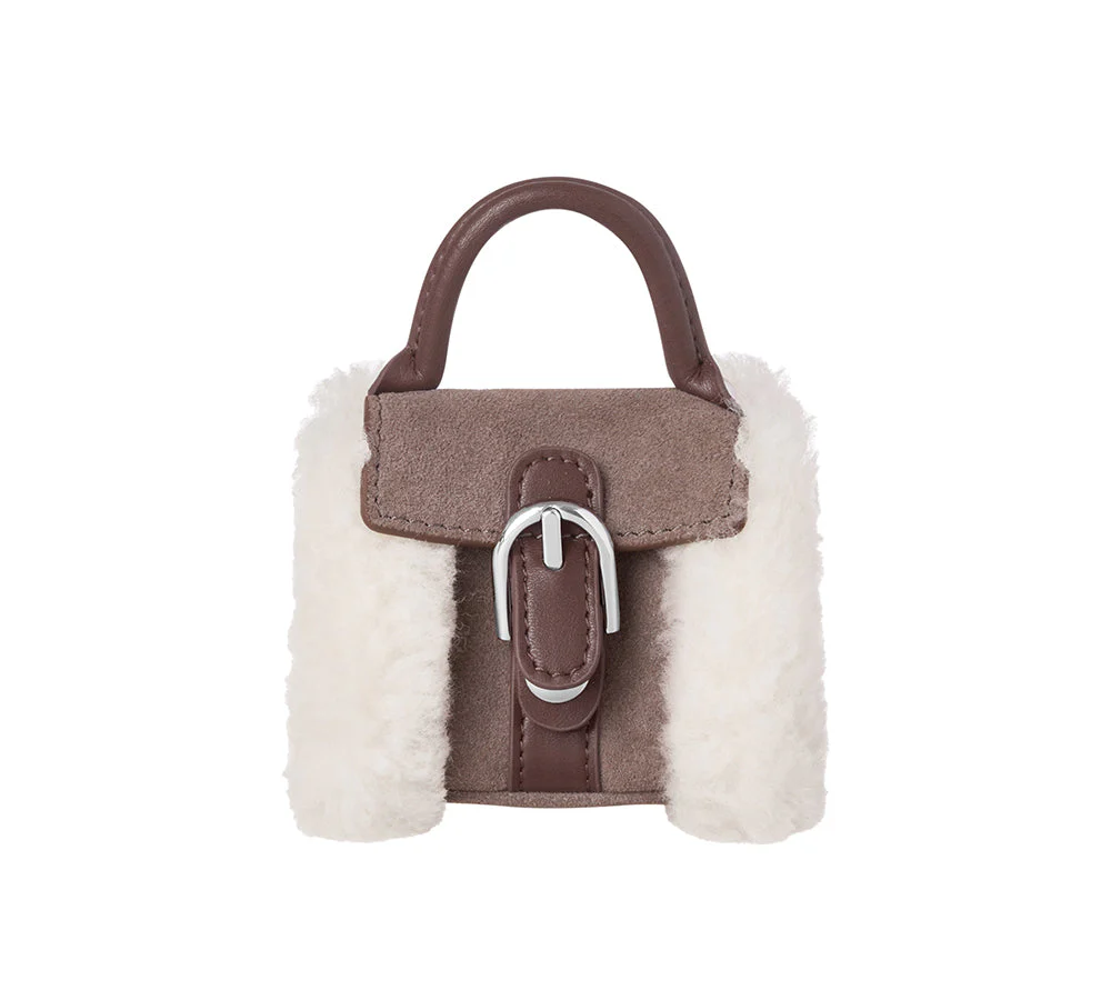 Fluffy Bag Charm Mini Case Nori - Image 18