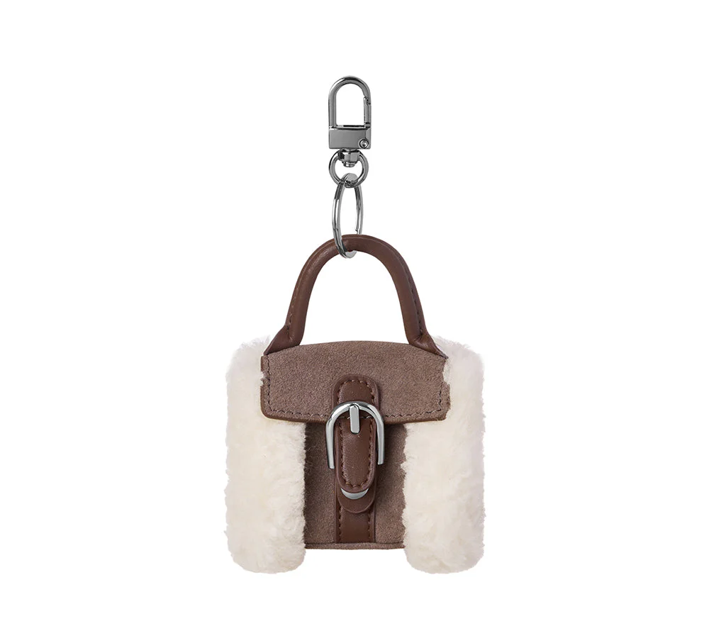Fluffy Bag Charm Mini Case Nori - Image 19