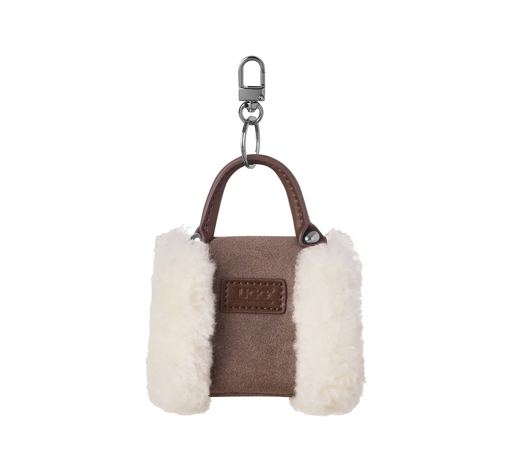 Fluffy Bag Charm Mini Case Nori - Image 20