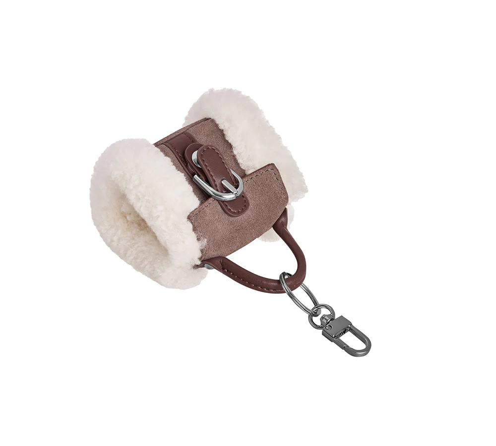 Fluffy Bag Charm Mini Case Nori - Image 21