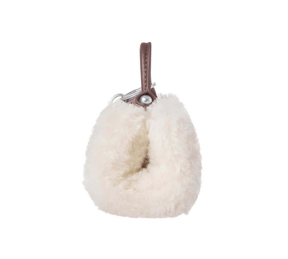Fluffy Bag Charm Mini Case Nori - Image 23