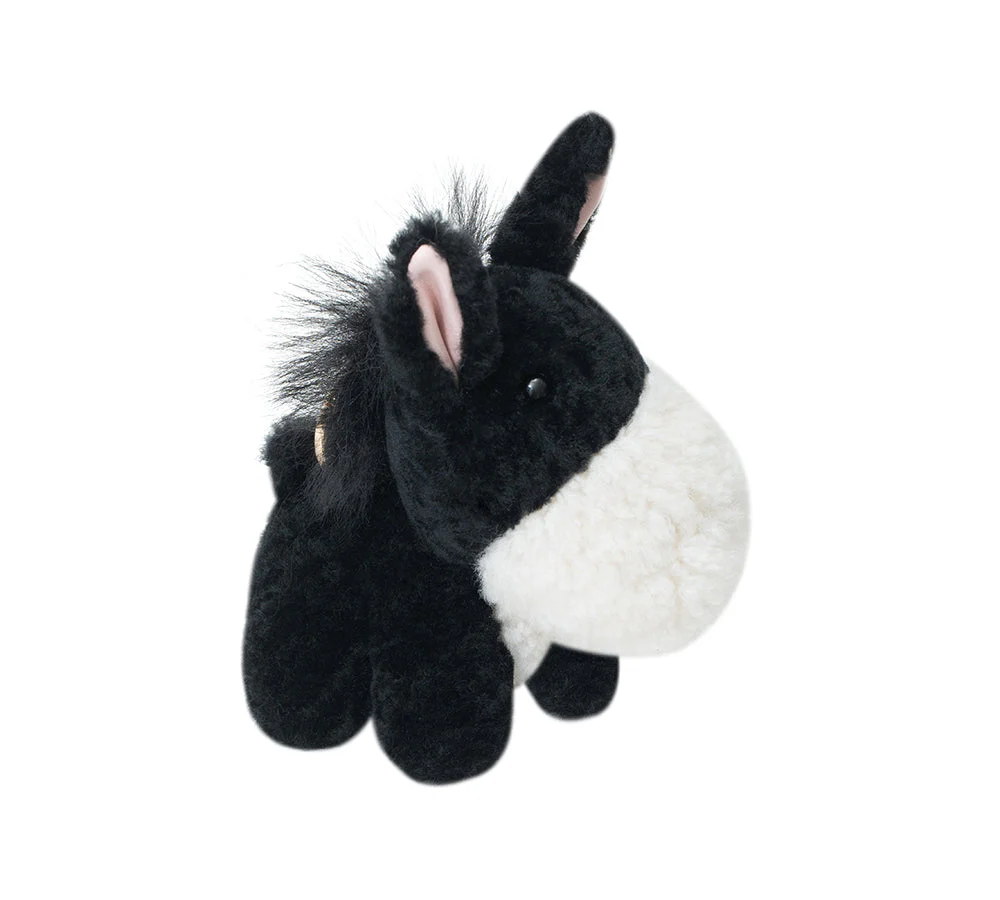Fluffy Plush Donkey Companion Moofy Keyring - Image 12
