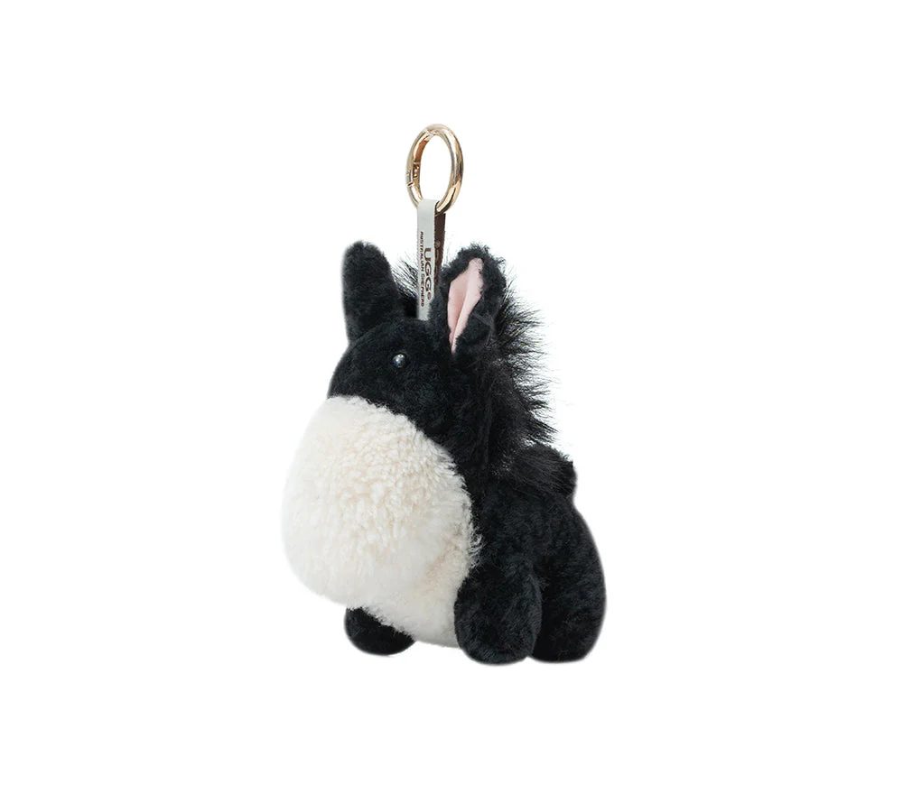 Fluffy Plush Donkey Companion Moofy Keyring - Image 13