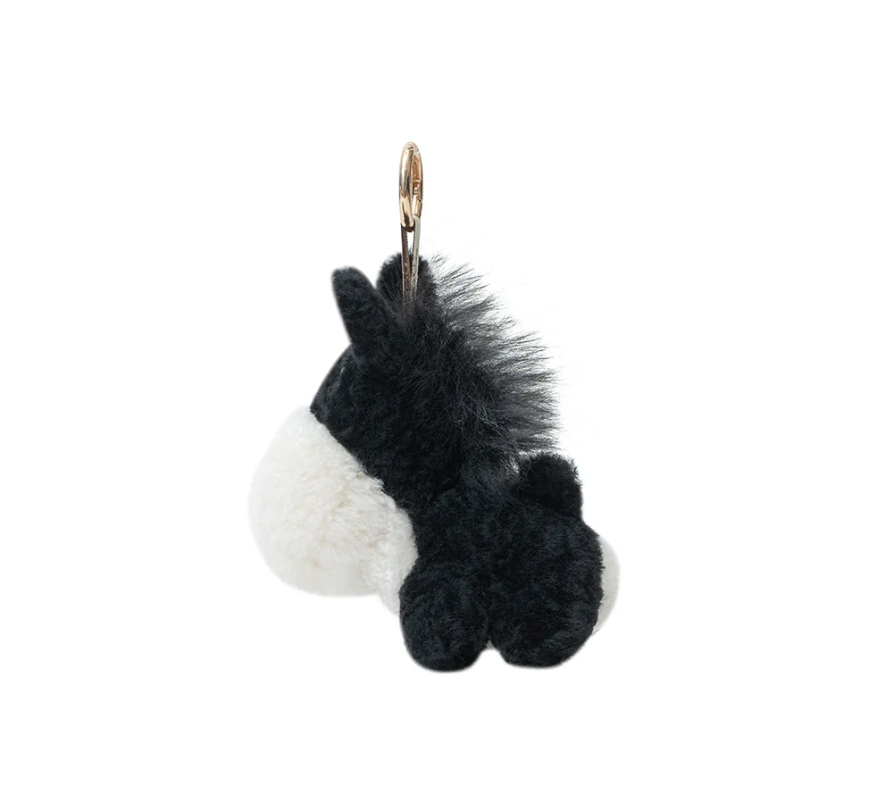 Fluffy Plush Donkey Companion Moofy Keyring - Image 14