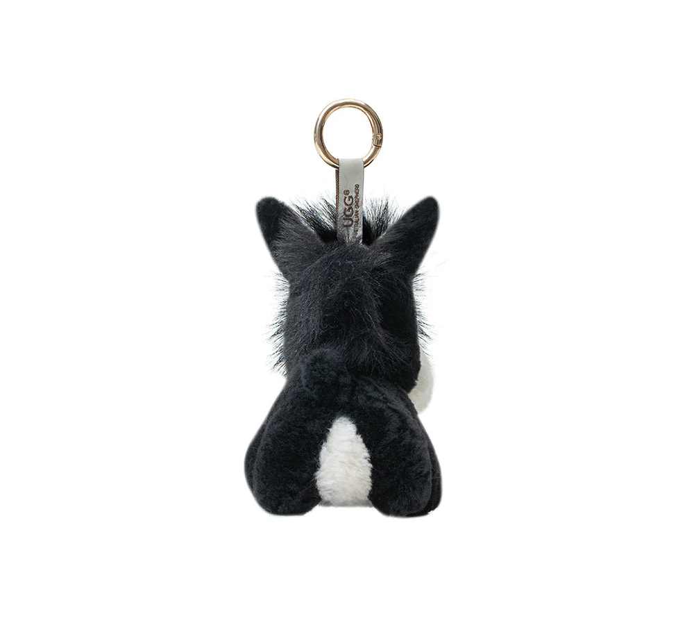 Fluffy Plush Donkey Companion Moofy Keyring - Image 15