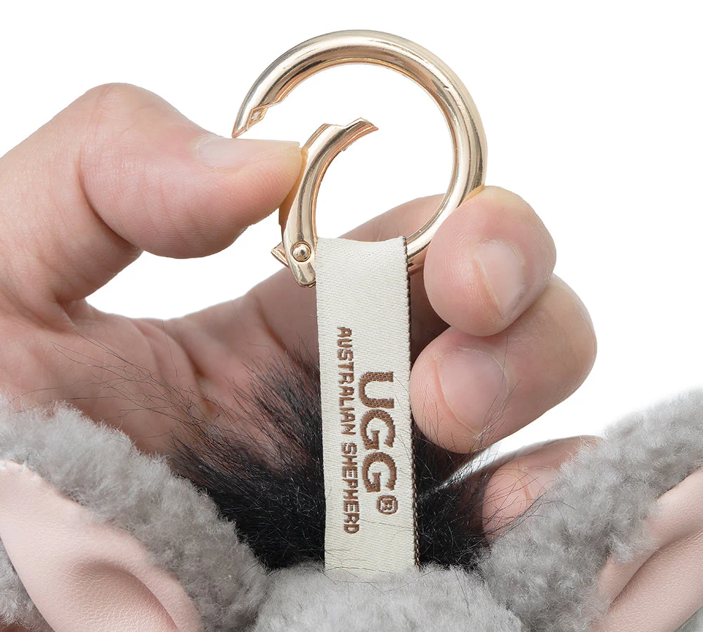 Fluffy Plush Donkey Companion Moofy Keyring - Image 9