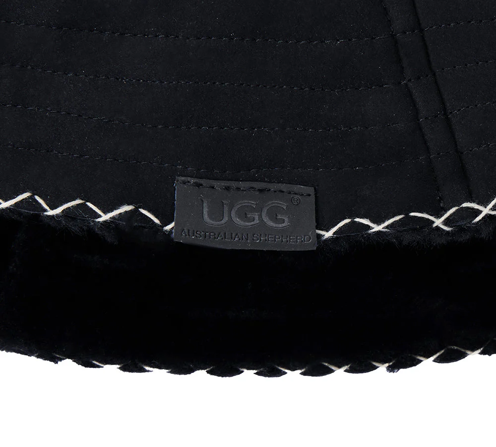 Fluffy Sheepskin Wool Bucket Hat Nuttoa - Image 14