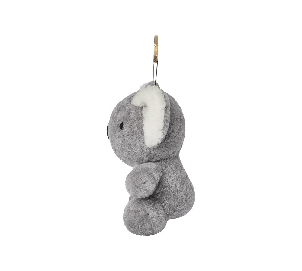 Fluffy Sheepskin Wool Koala Keyring Koobi - Image 4