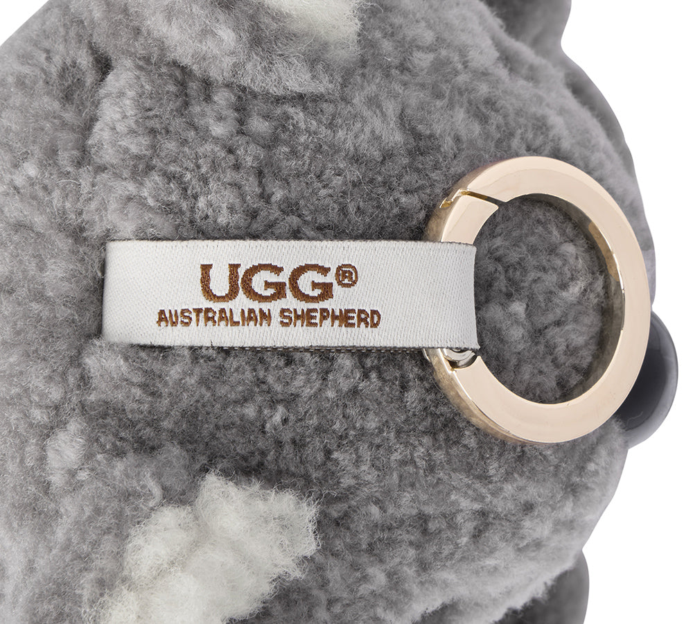 Fluffy Sheepskin Wool Koala Keyring Koobi - Image 7