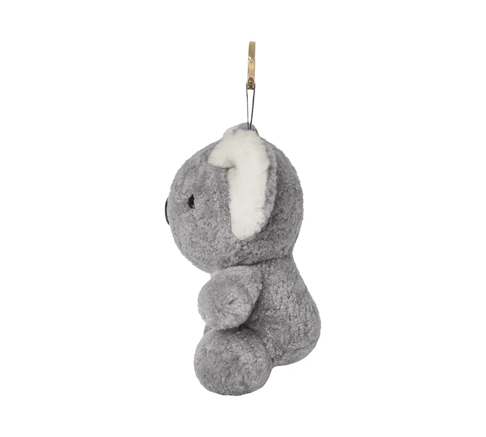 Fluffy Sheepskin Wool Large Koala Keyring Koobi - Image 4