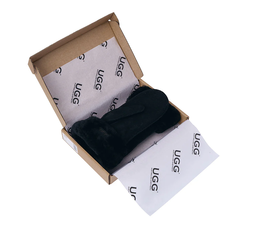Fluffy Sheepskin Wool Mittens Nuttoa - Image 12