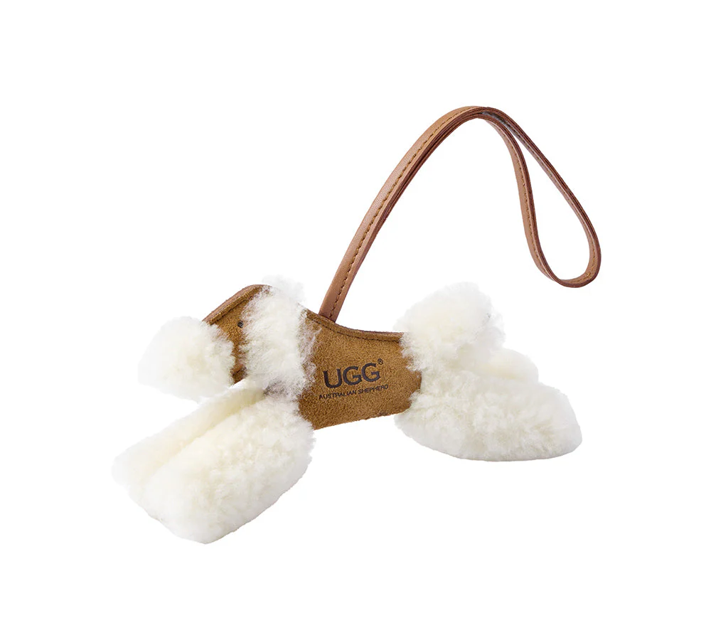 Fluffy Wool Dog Bag Charm Snowlo - Image 5