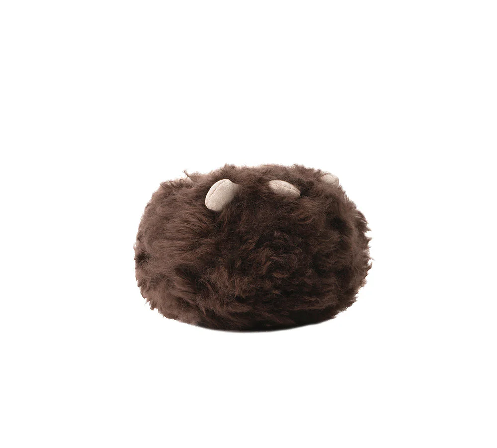 Fluffy Wool Sheep Roun Keyring - Image 19