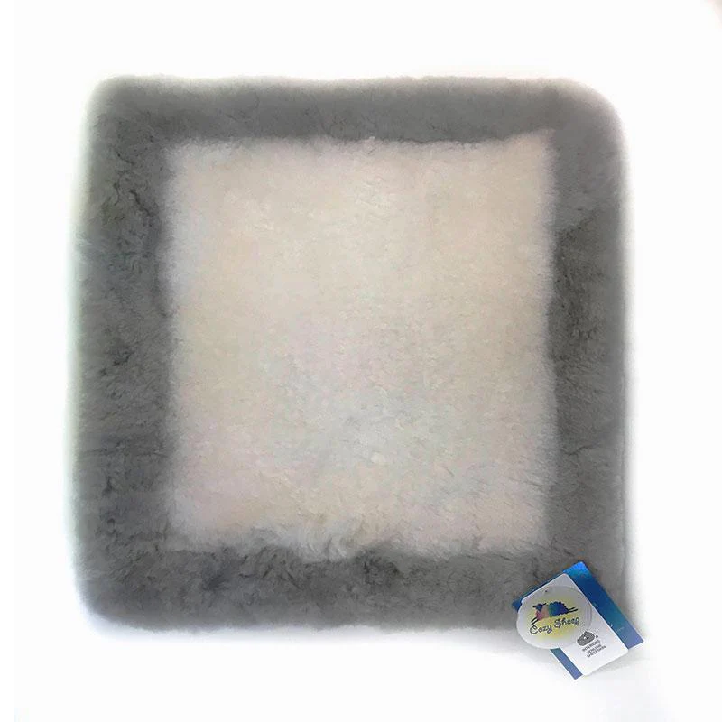 Genuine Australian Sheepskin Soft Border Cushion - Image 3
