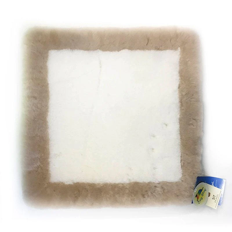 Genuine Australian Sheepskin Soft Border Cushion - Image 5
