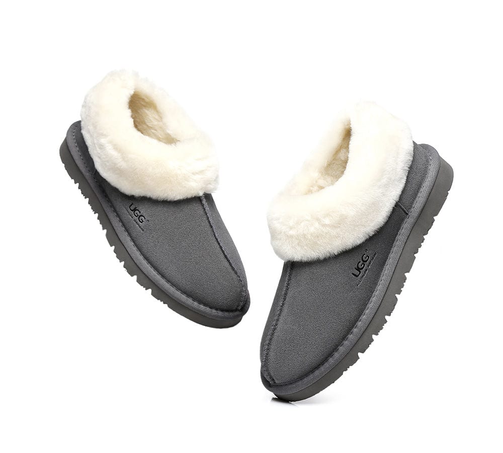 Homey Unisex Merino Sheepskin Lining Slippers Ankle Booties - Image 12