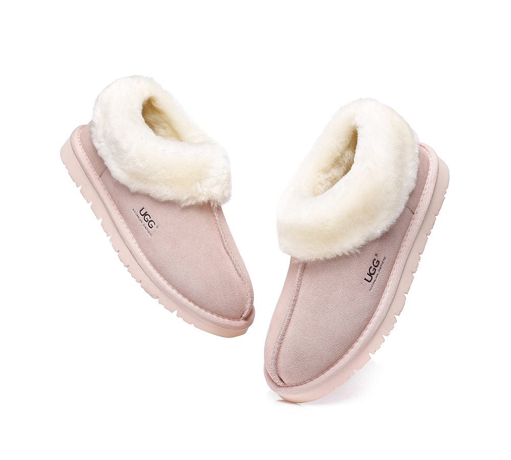 Homey Unisex Merino Sheepskin Lining Slippers Ankle Booties - Image 24