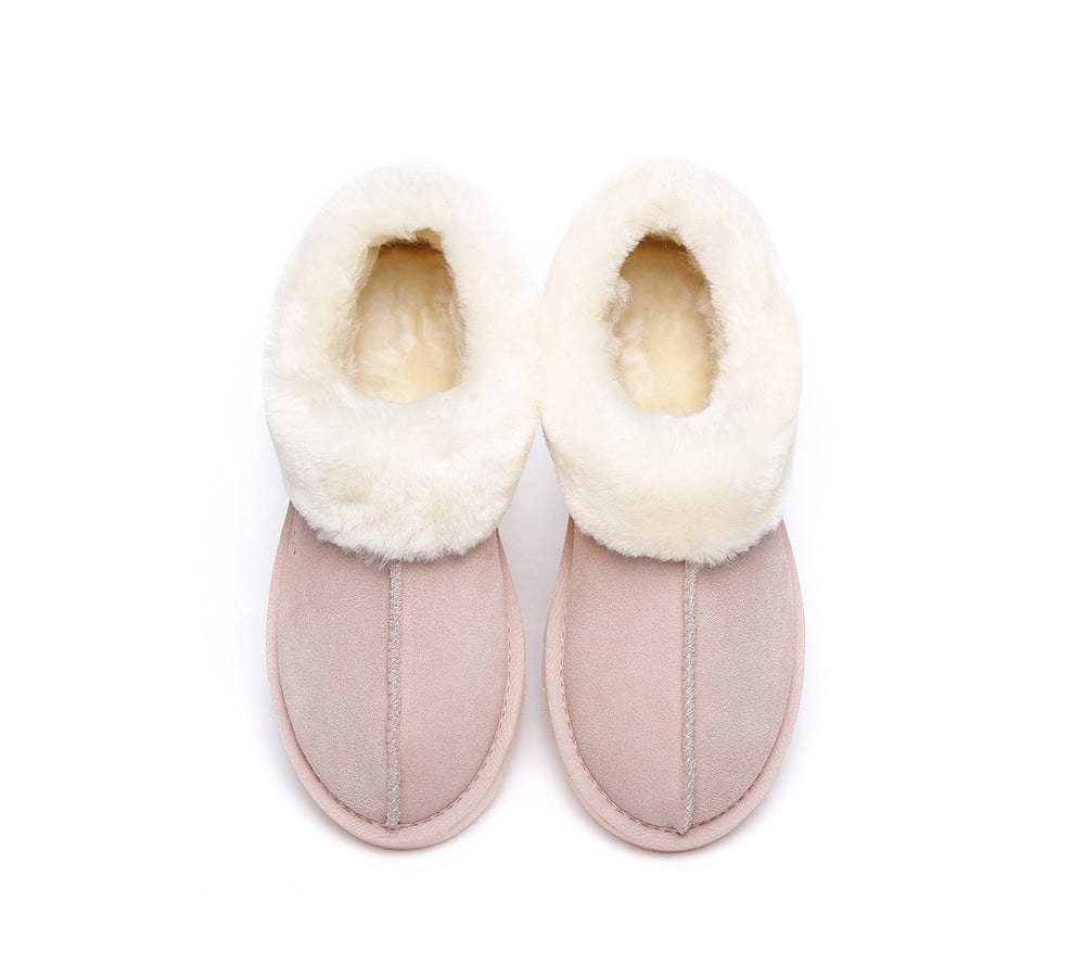 Homey Unisex Merino Sheepskin Lining Slippers Ankle Booties - Image 25
