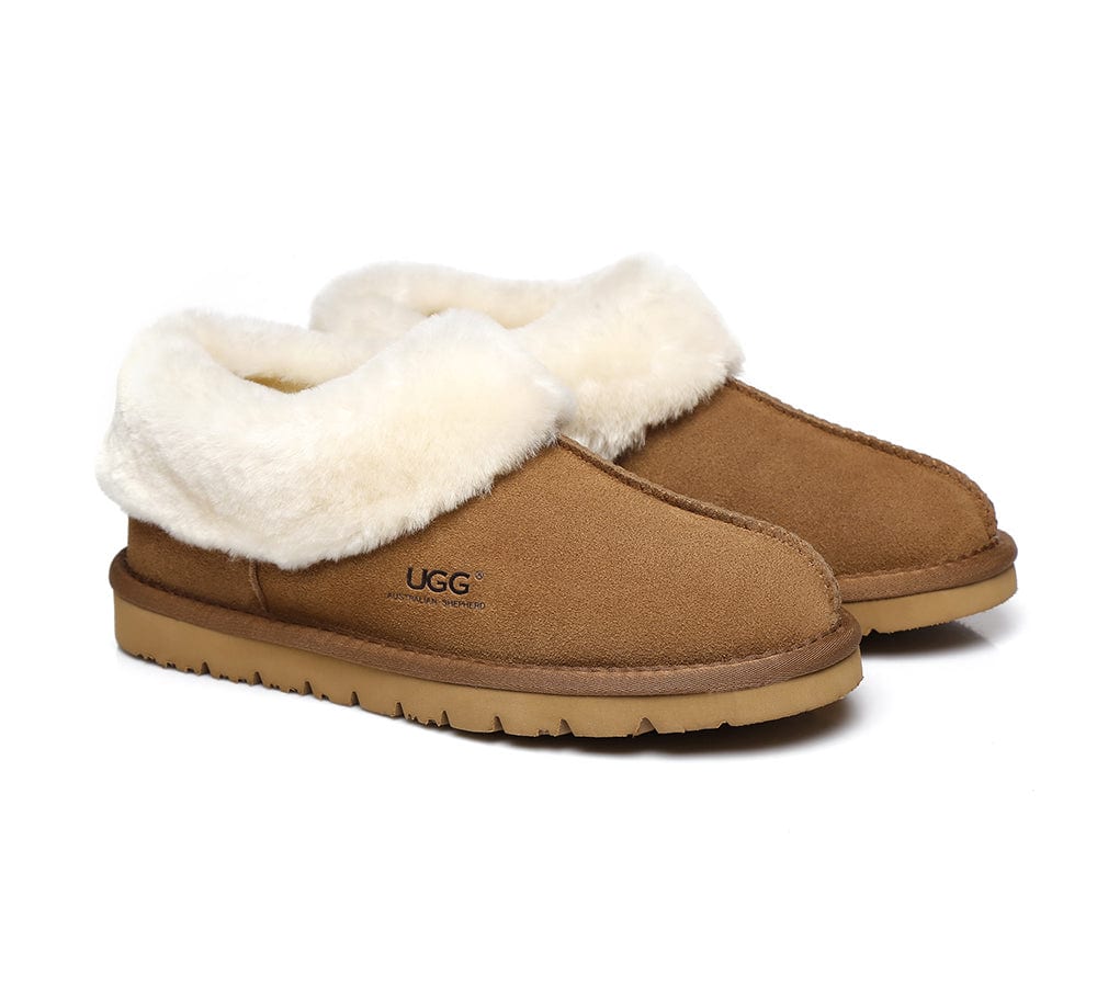 Homey Unisex Merino Sheepskin Lining Slippers Ankle Booties - Image 3