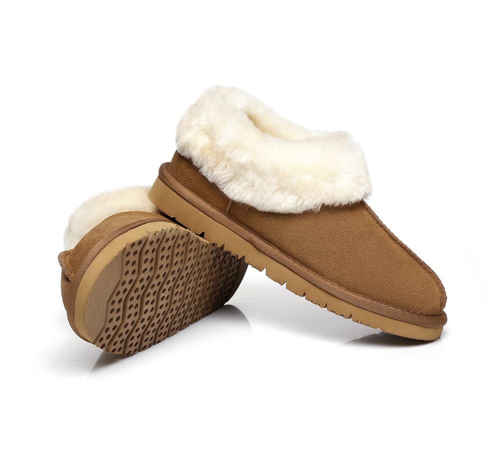 Homey Unisex Merino Sheepskin Lining Slippers Ankle Booties - Image 4