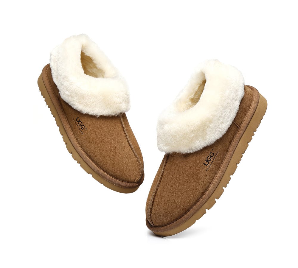 Homey Unisex Merino Sheepskin Lining Slippers Ankle Booties - Image 6
