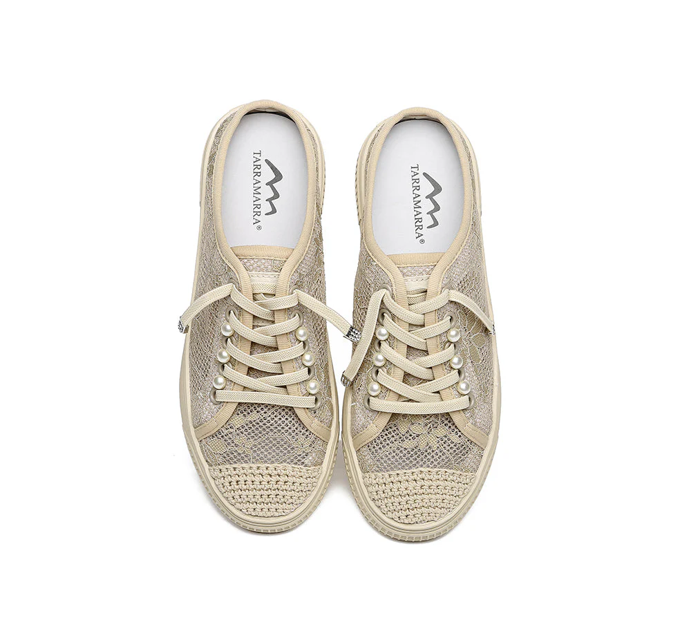 Julissa Women Crochet Sneaker Slides - Image 11