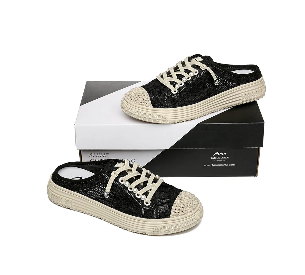 Julissa Women Crochet Sneaker Slides - Image 3