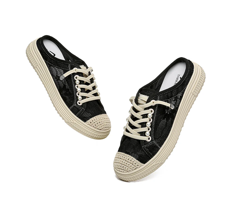 Julissa Women Crochet Sneaker Slides - Image 6