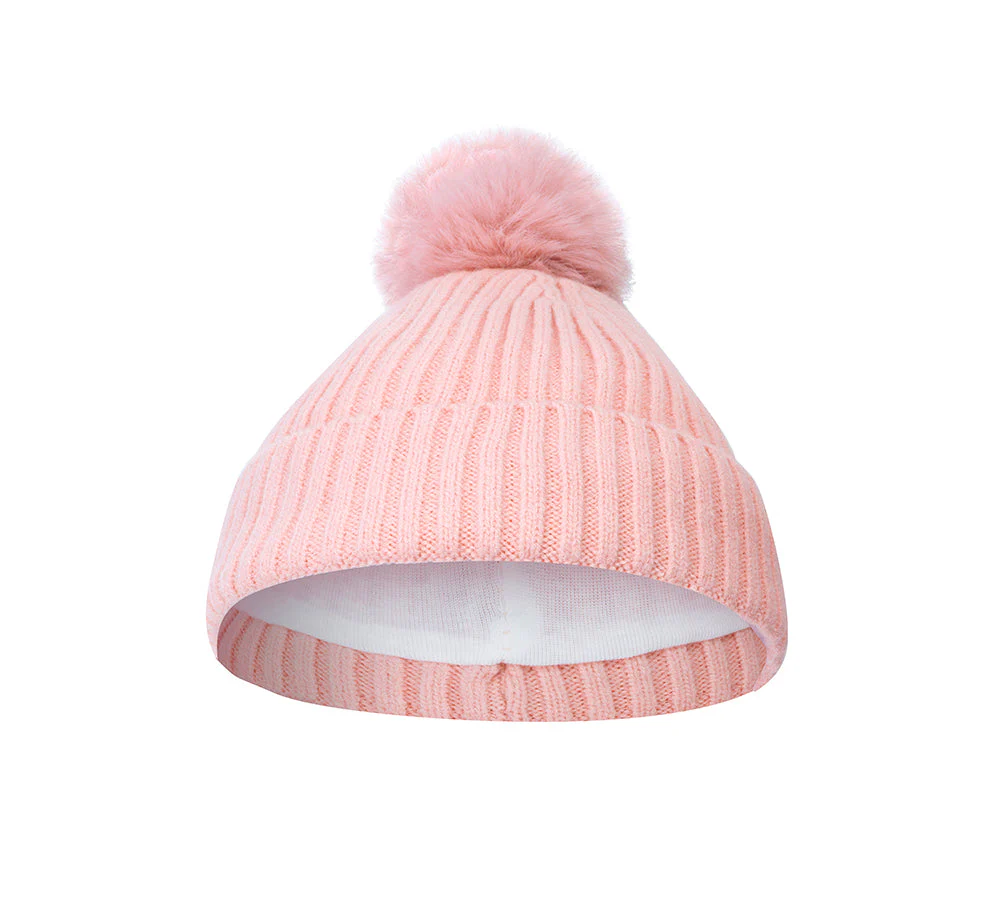 Kids Knitted Pom Pom Beanie - Image 12