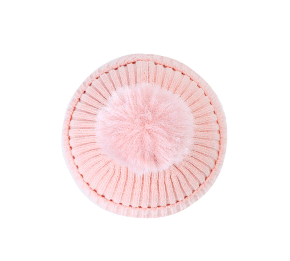 Kids Knitted Pom Pom Beanie - Image 13