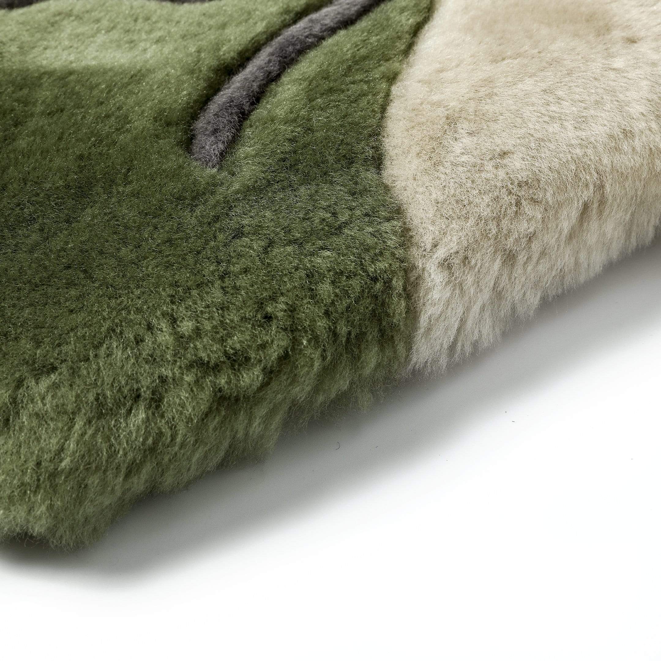Kids Koala/Star Moon/Rocket/Chessboard/Kangaroo Graphic Pattern Wool Cushion - Image 7