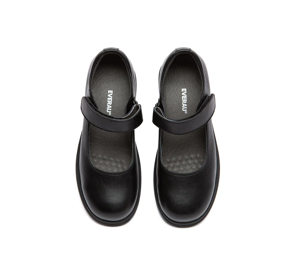 Kids Senior Black Leather School Shoes Chris - Image 5