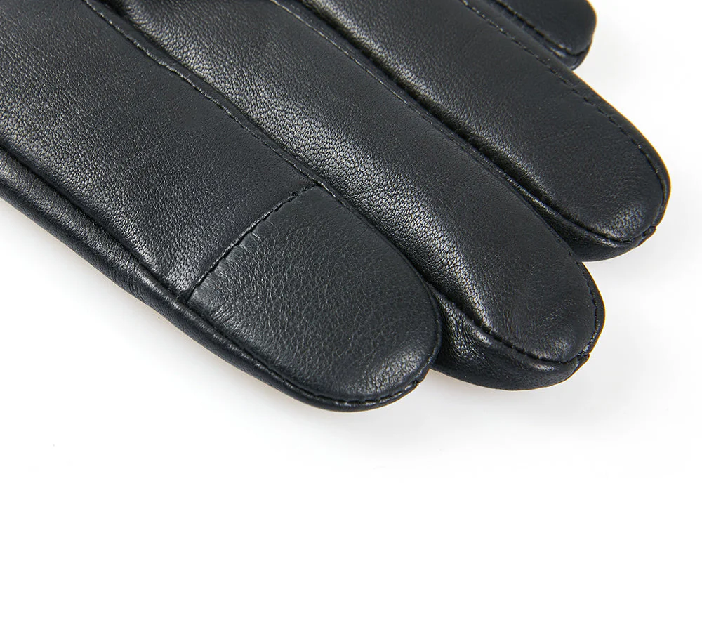 Ladies Sheepskin Wool Leather Gloves Belinda - Image 6