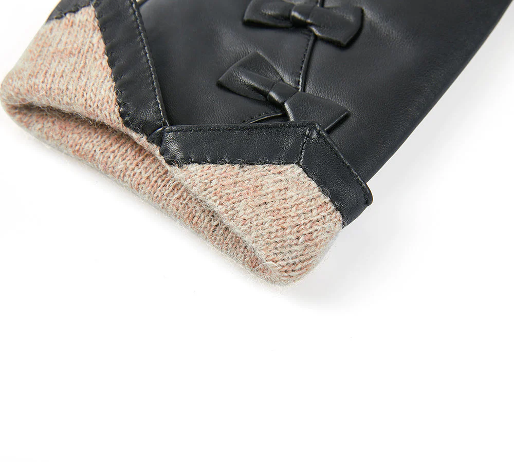 Ladies Sheepskin Wool Leather Gloves Belinda - Image 7
