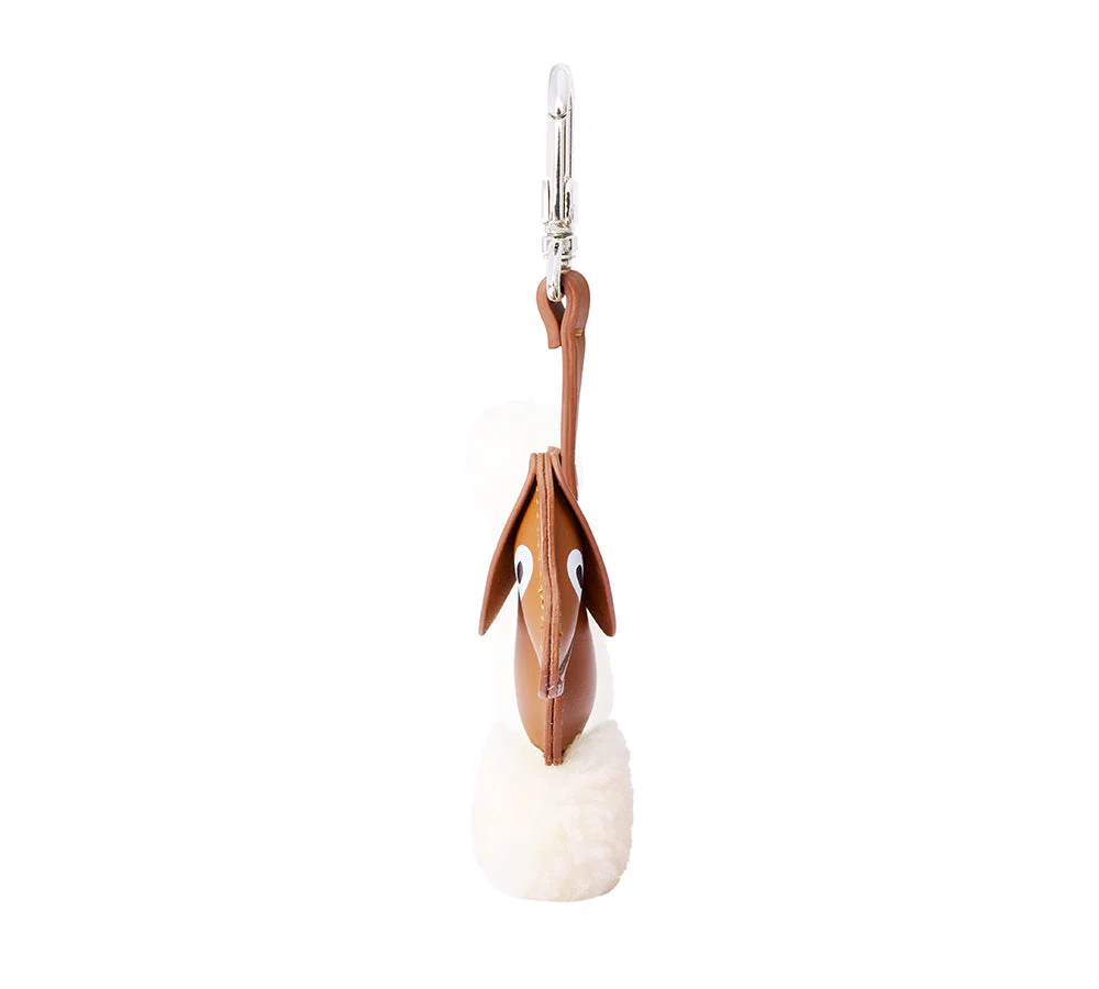 Leather Dog Bag Charm Fluppy - Image 4
