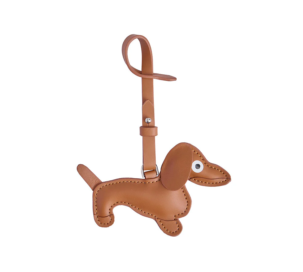 Leather Dog Bag Charm Ruffin - Image 2