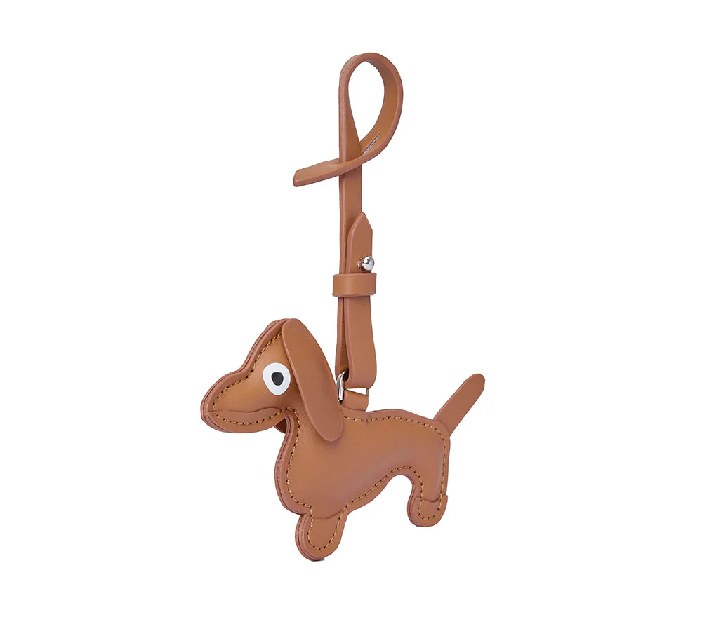 Leather Dog Bag Charm Ruffin - Image 3