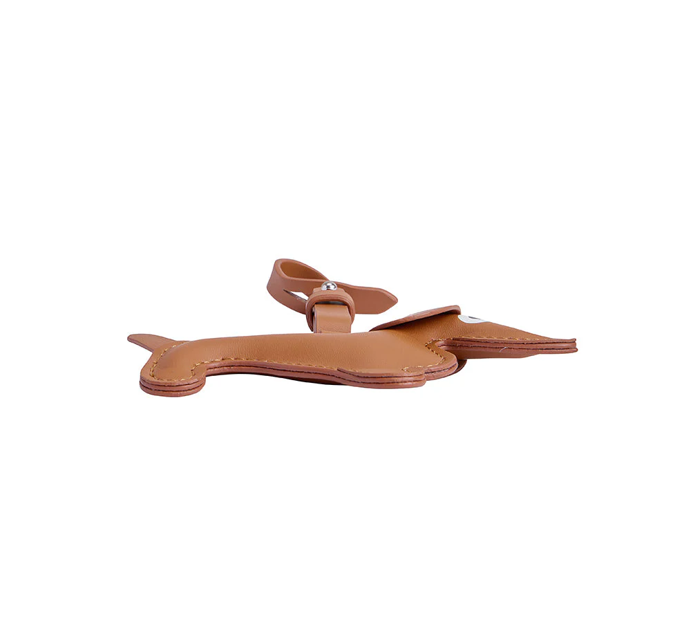 Leather Dog Bag Charm Ruffin - Image 4
