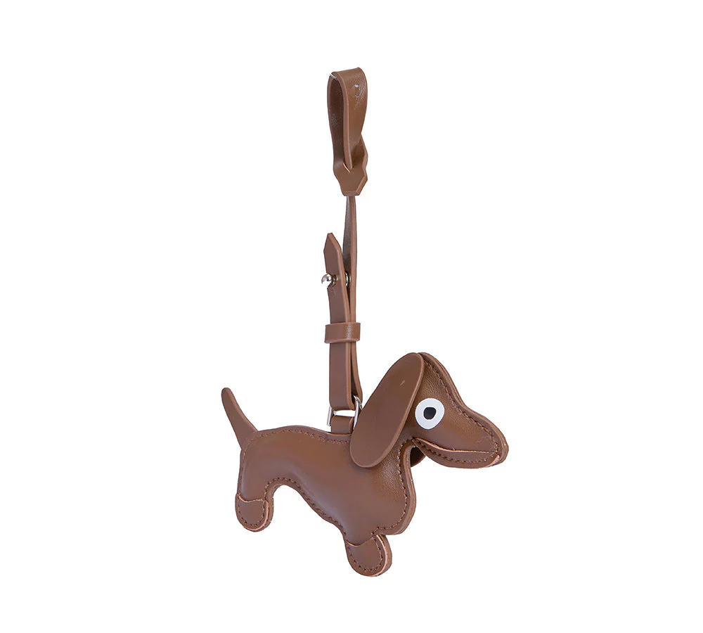 Leather Dog Bag Charm Ruffin - Image 9