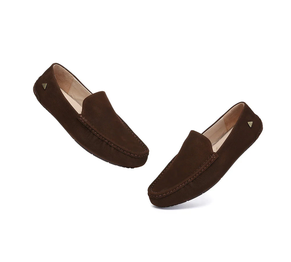 Men Leather Casual Slip On Moccasins Morris - Image 11