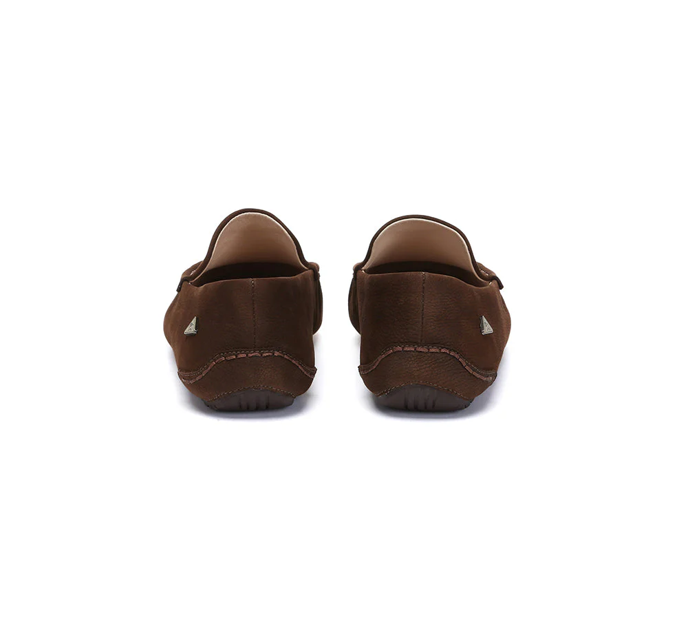 Men Leather Casual Slip On Moccasins Morris - Image 13