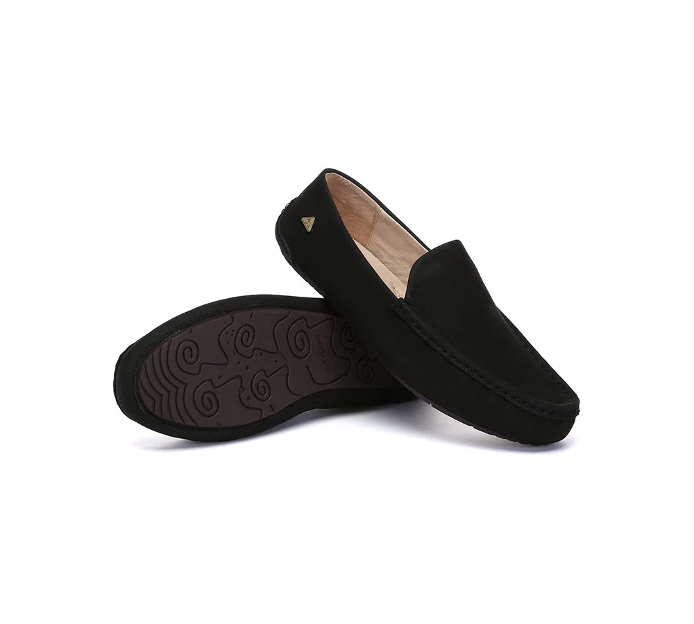 Men Leather Casual Slip On Moccasins Morris - Image 15