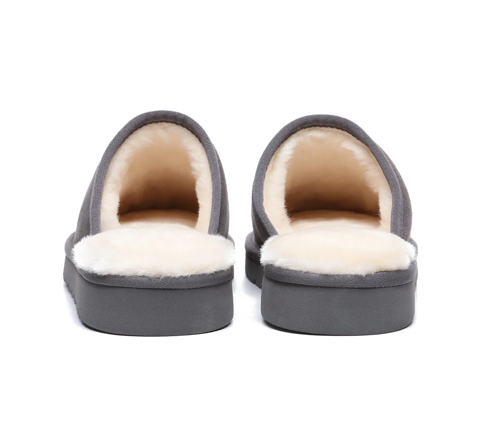 Men Slippers Sheepskin Wool Nonslip Home Slippers Cruz - Image 13